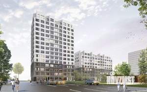 1-к квартира, строящийся дом, 41м2, 9/15 этаж