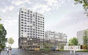 1-к квартира, строящийся дом, 47м2, 9/15 этаж