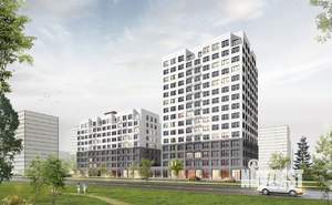 1-к квартира, строящийся дом, 41м2, 9/15 этаж